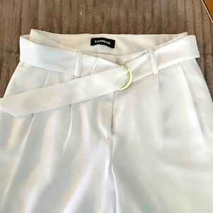 Express White Wide Leg Pants